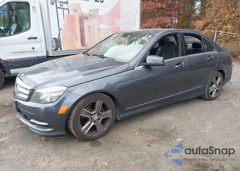 2011 Mercedes-Benz C 300 Sport 4Matic from USA, damaged, VIN WDDGF8BB1BR177333